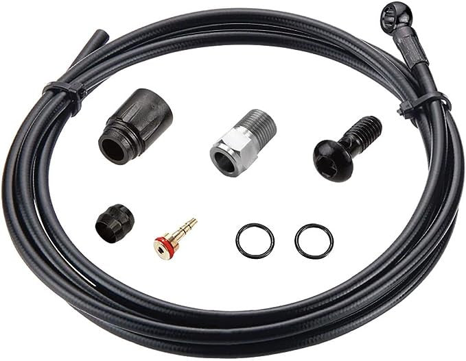 TRP HYDRAULIC HOSE KIT WITH BANJO BLACK FOR CARGO BIKES (3000mm, Ø5.0mm)