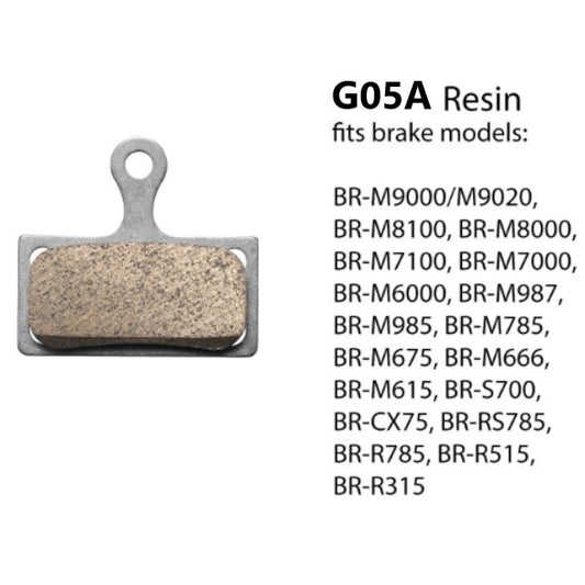 RESIN PAD W/O FIN G05A 2 PISTON