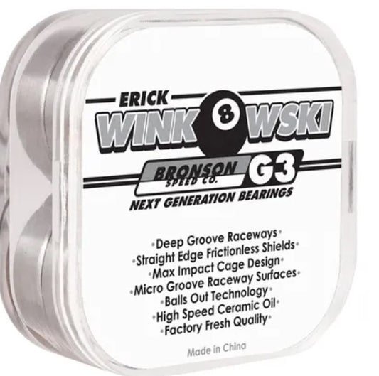 ERICK WINKOWSKI PRO BEARING G3-WHITE/BLACK SINGLE