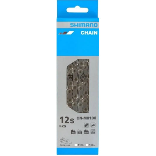 CN-M8100 CHAIN 12-SPEED XT W/ QUICK LINK