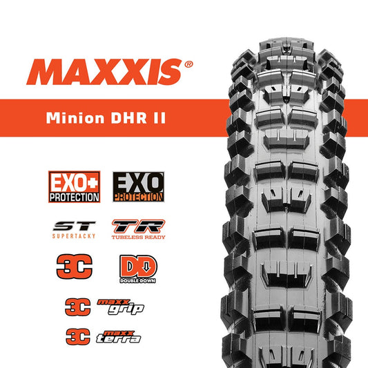 MAXXIS 29 x 2.30 MINION DHR II 3C/EXO/TR MAXX TERRA FOLDABLE