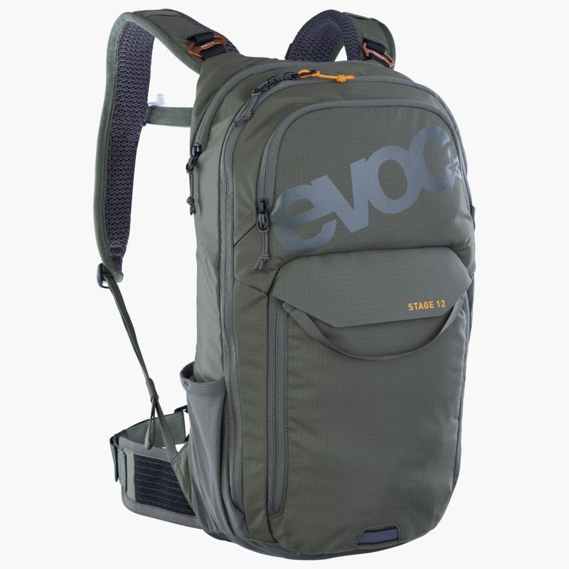 EVOC STAGE 12, DARK OLIVE BACKPACK