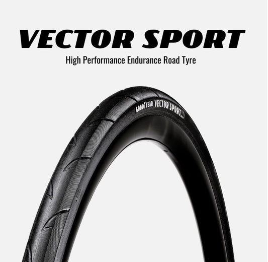 GOODYEAR ROAD TYRE - VECTOR SPORT TUBELESS READY