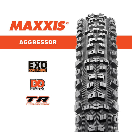 MAXXIS 27.5 x 2.50 WT AGGRESSOR EXO/TR 60TPI FOLDABLE