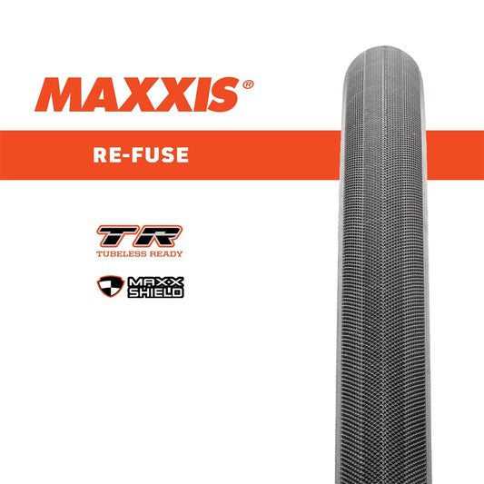 MAXXIS 700 x 25 REFUSE BLACK MAXXSHIELD KEVLAR BELT FOLDABLE