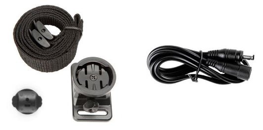 Magic Shine Helmet Mount Kit for MJ Combo Lights, Includes Garmin upper and lower mount and extension cable