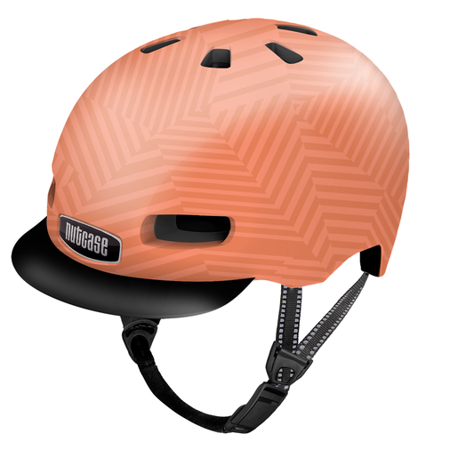 NUTCASE LITTLE NUTTY MO' PEACHES GLOSS MIPS HELMET YOUTH (52-56CM)