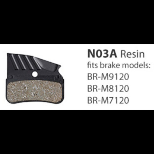 BR-M9120 / M8120 RESIN PAD w/ FIN 4-PISTON N03A